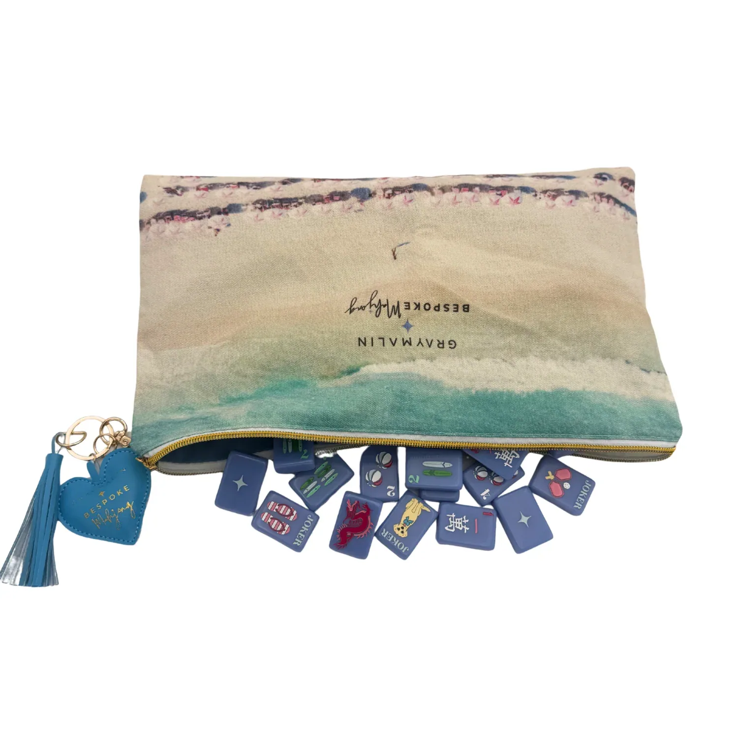 Bespoke x Gray Malin Beach Club 麻将牌收纳包｜传统尺寸