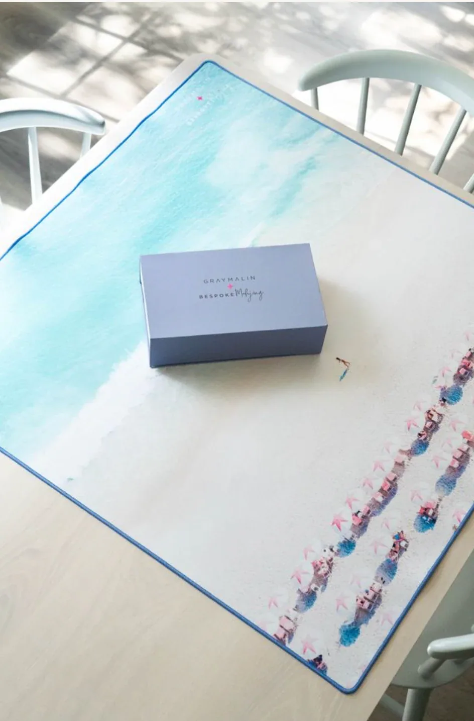 Bespoke X Gray Malin DOUBLE-SIDED MAT | Double the Fun/Gray Malin Beach Club Mat