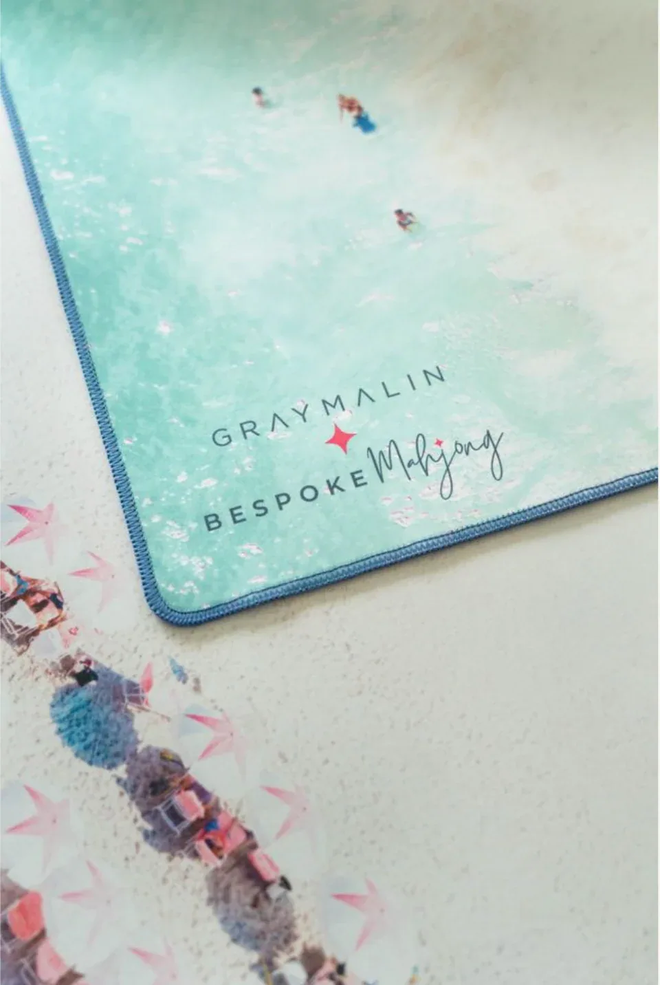 Bespoke X Gray Malin DOUBLE-SIDED MAT | Double the Fun/Gray Malin Beach Club Mat