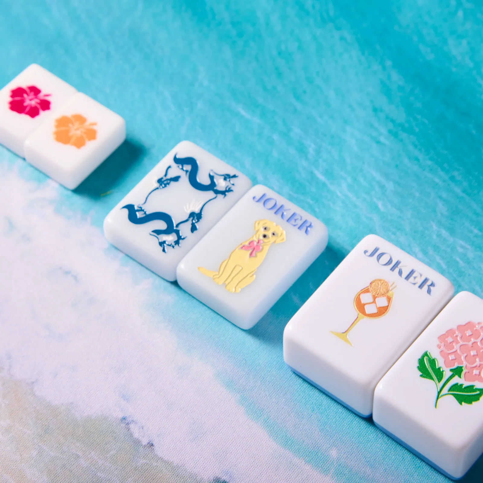 Bespoke X Gray Malin Travel Tiles Kit - BEACH CLUB