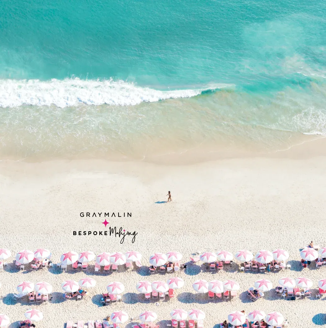 Bespoke X Gray Malin Travel Tiles Kit - BEACH CLUB