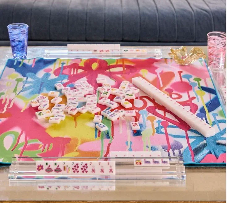 Corey Paige Graffiti Street Double-Sided Mahjong Mat