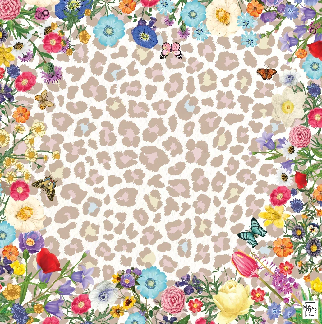 DOUBLE-SIDED MAT | Double the Fun/Floral Mat