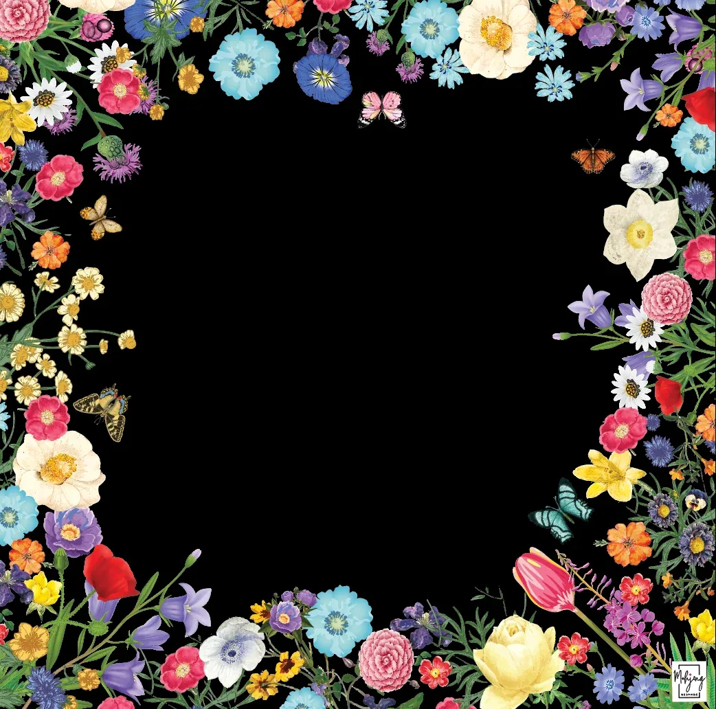 DOUBLE-SIDED MAT | Double the Fun/Floral Mat
