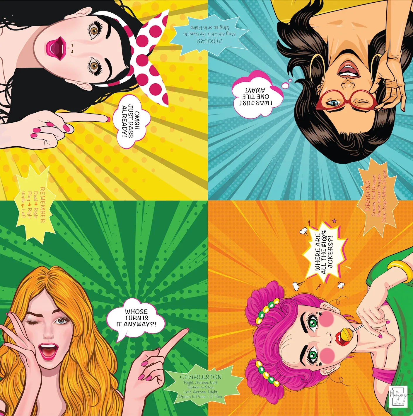 DOUBLE-SIDED MAT | Double the Fun/Girl Talk
