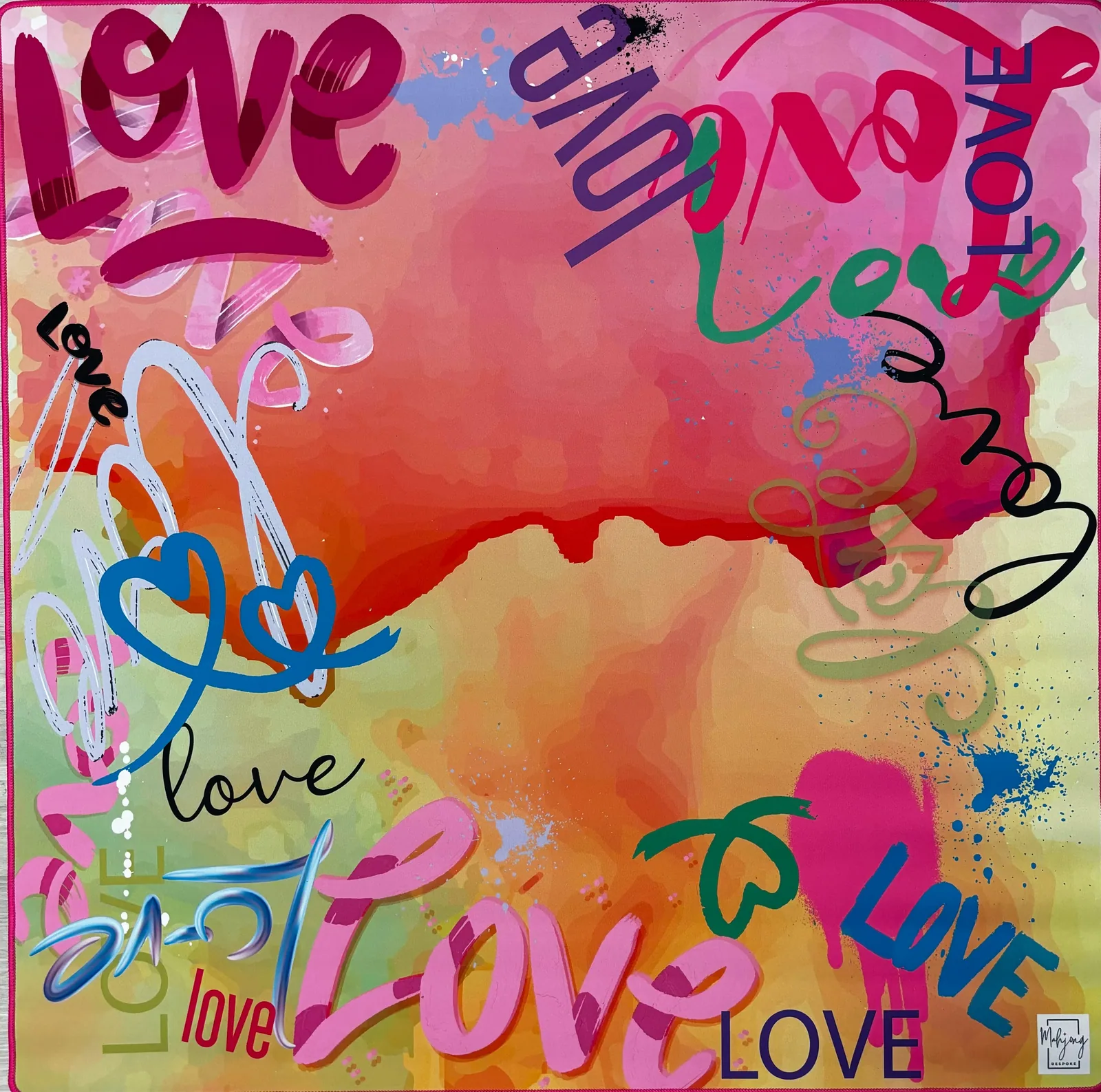 DOUBLE-SIDED MAT | Double the Fun/Love Graffiti Mat