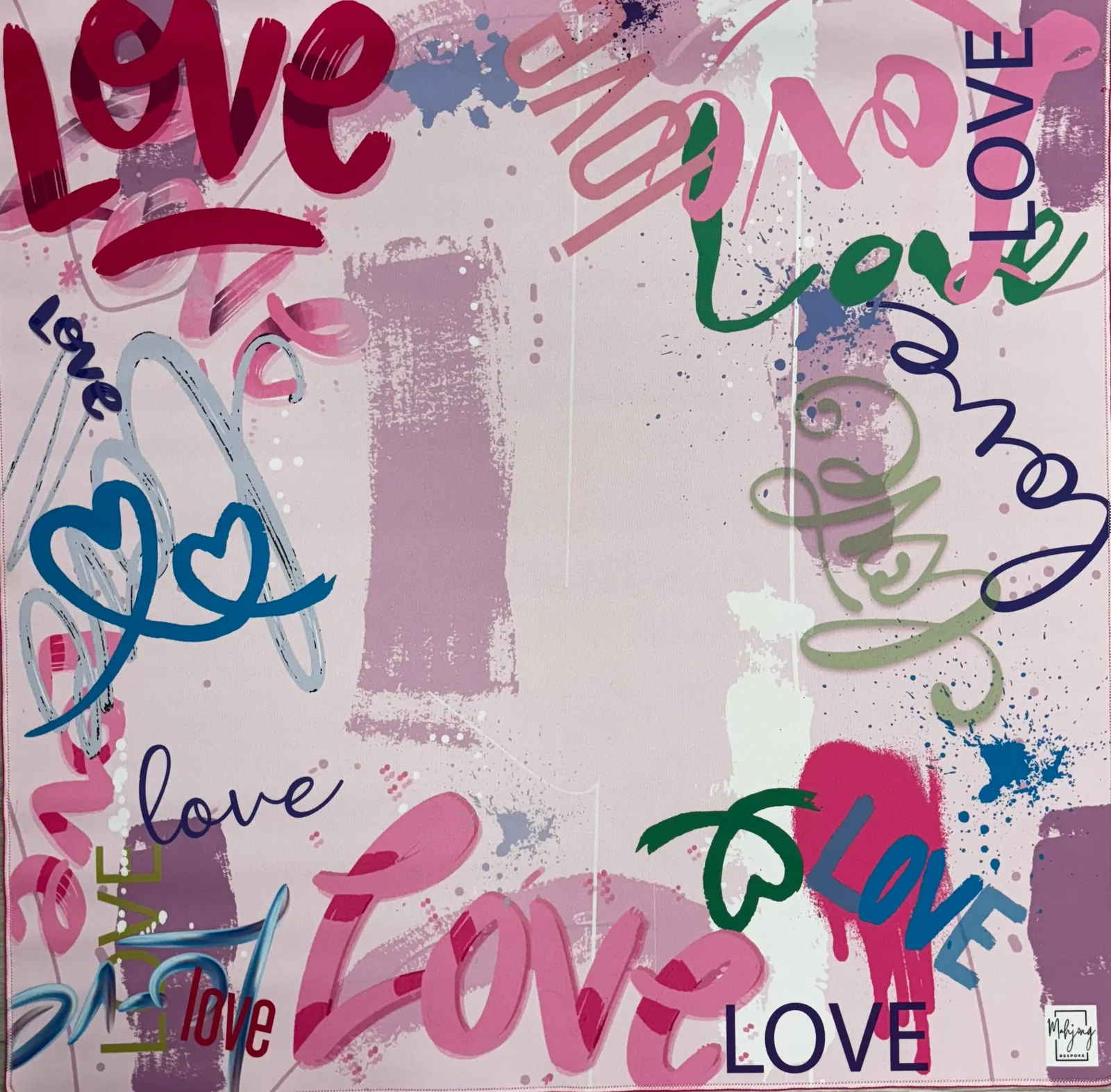 DOUBLE-SIDED MAT | Double the Fun/Love Graffiti Mat