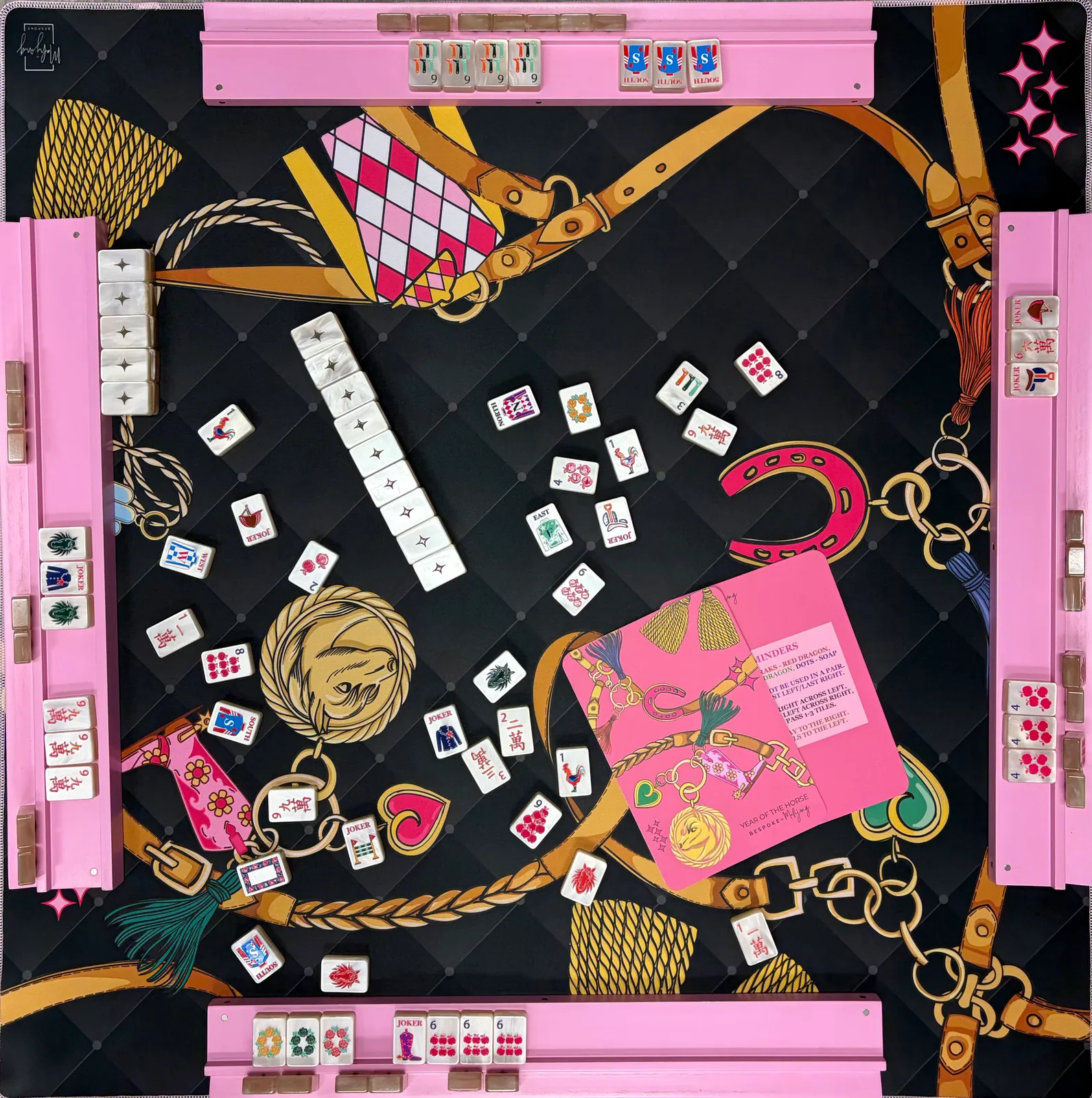 DOUBLE-SIDED MAT | Double the Fun/YEAR OF THE HORSE MAT - PLEATED