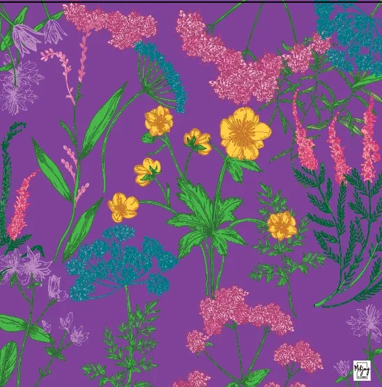 GARDEN GLOW MAT - WILD ORCHID