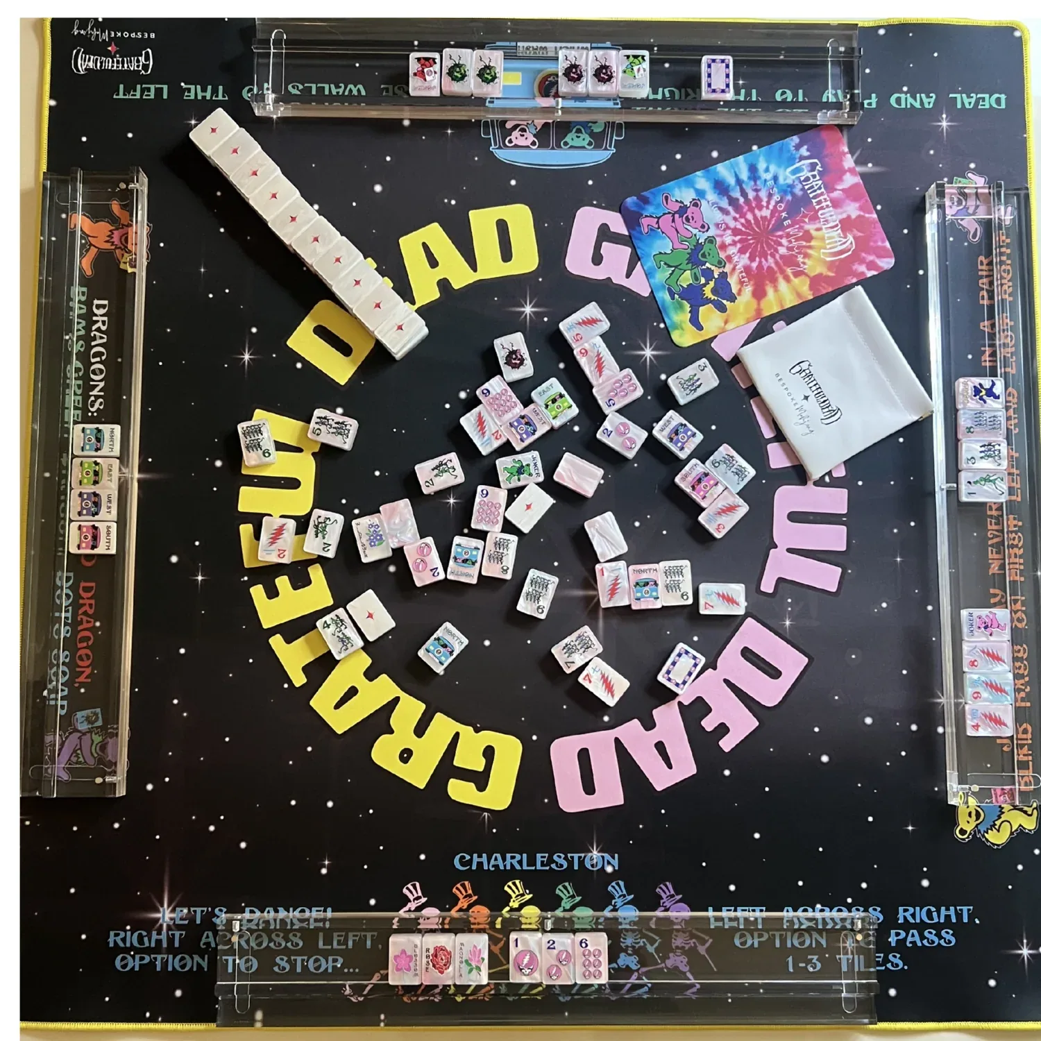 Grateful Dead x Bespoke Mahjong DOUBLE-SIDED MAT - SUNSHINE TO STARLIGHT