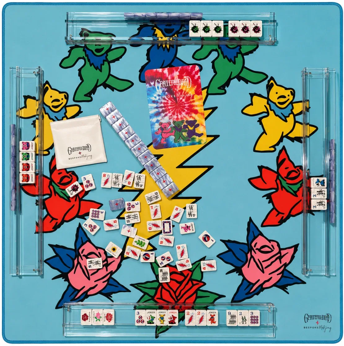 Grateful Dead x Bespoke Mahjong DOUBLE-SIDED MAT - TIE DYE DREAM