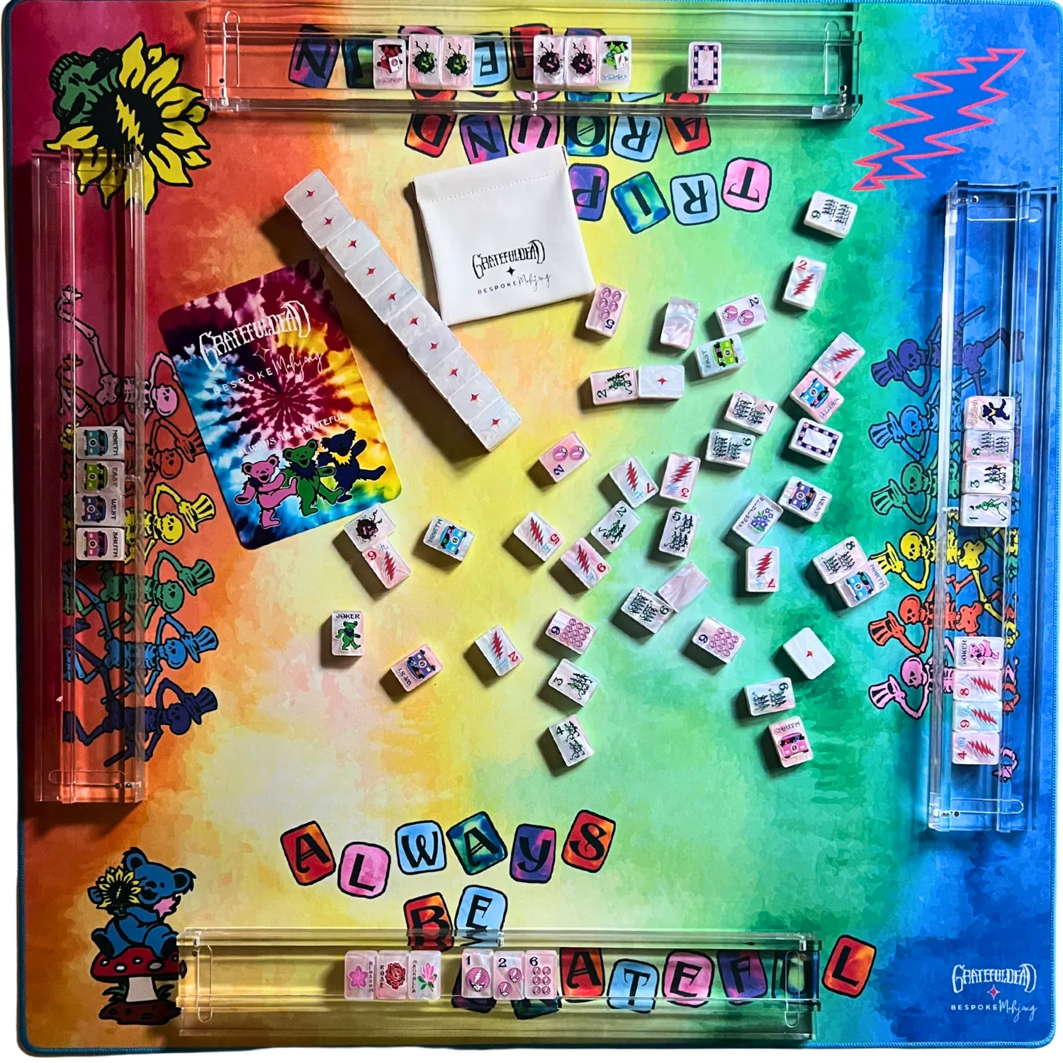 Grateful Dead x Bespoke Mahjong DOUBLE-SIDED MAT - TIE DYE DREAM