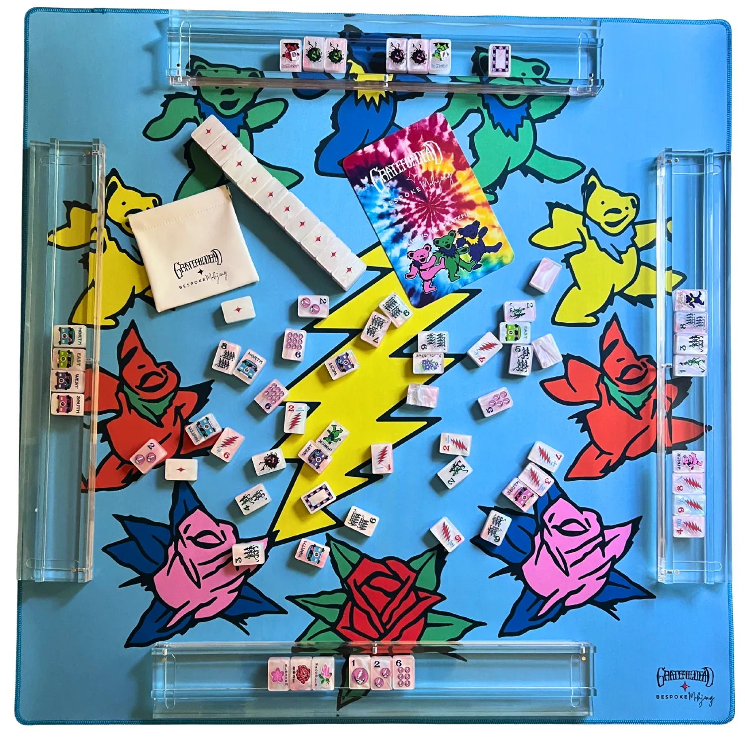 Grateful Dead x Bespoke Mahjong DOUBLE-SIDED MAT - TIE DYE DREAM