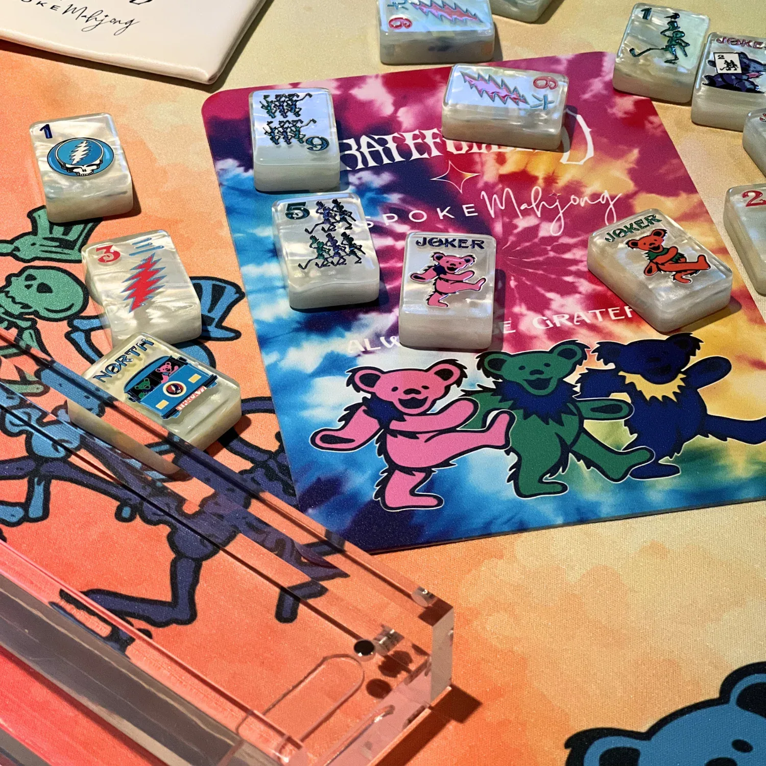 Grateful Dead x Bespoke Mahjong DOUBLE-SIDED MAT - TIE DYE DREAM