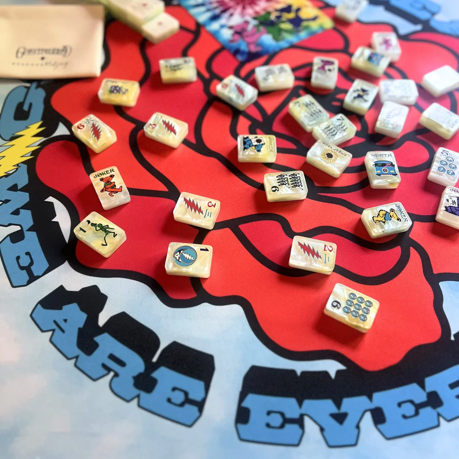 Grateful Dead x Bespoke Mahjong DOUBLE-SIDED MAT - WE ARE EVERYWHERE