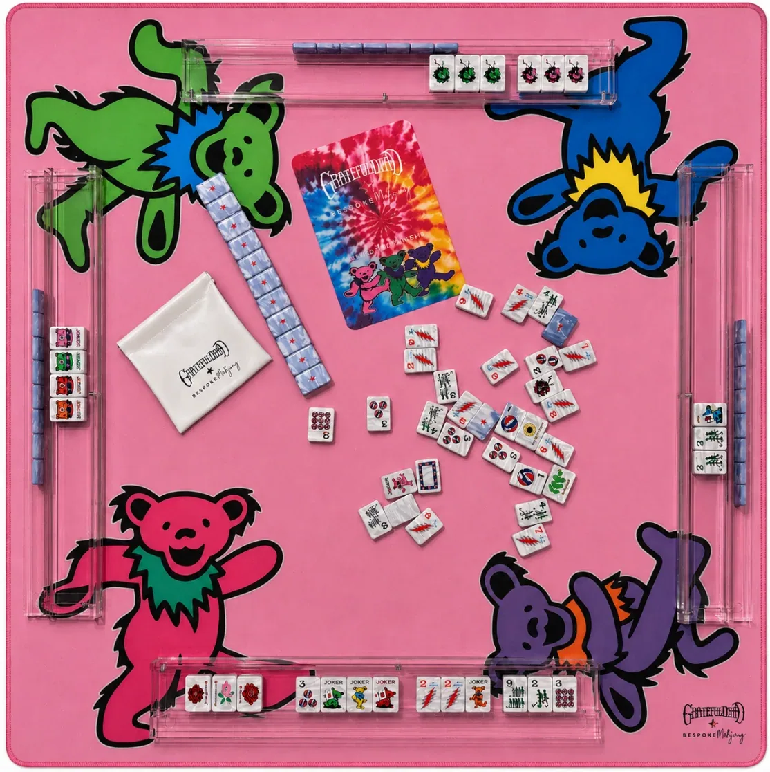 Grateful Dead x Bespoke Mahjong - STEALIE BLUE TIE DYE PEARL