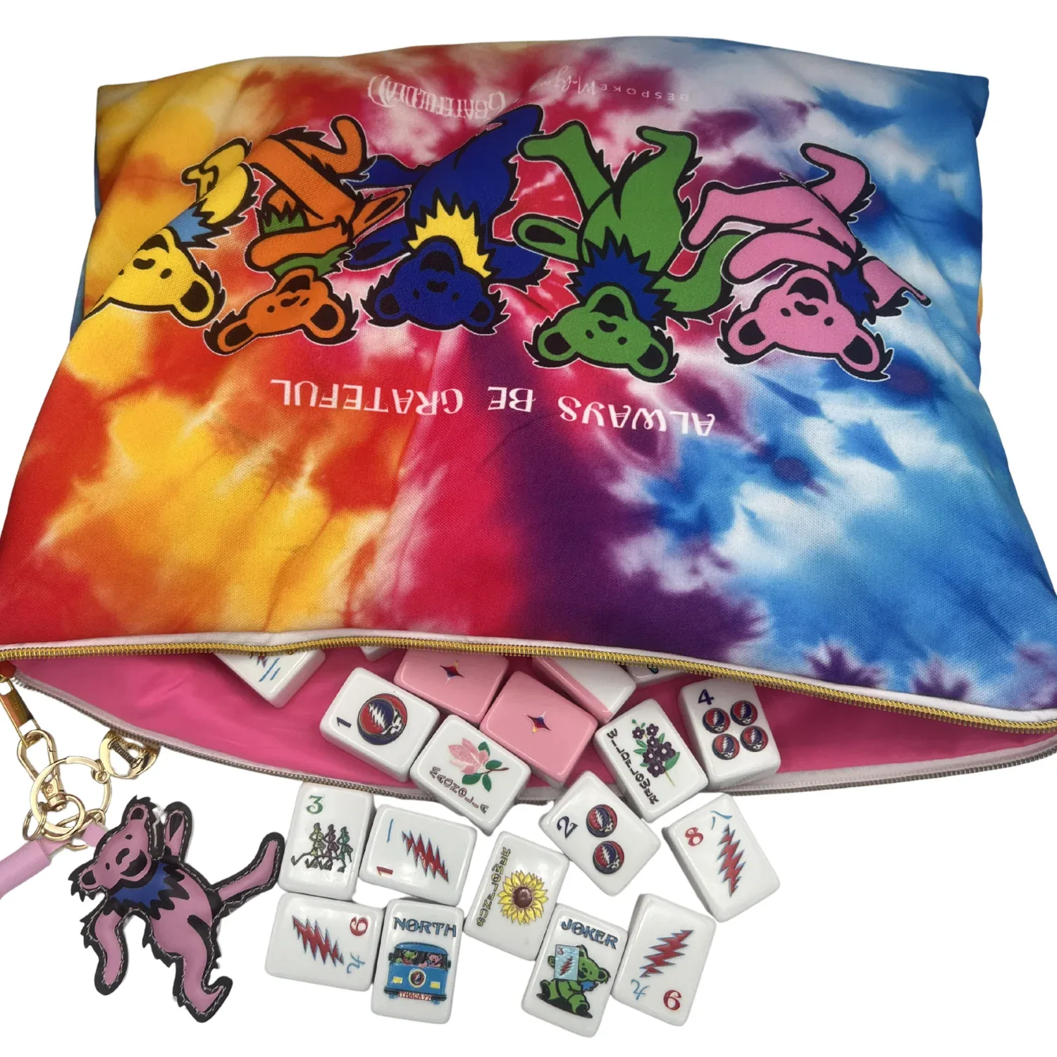 Grateful Dead x Bespoke Mahjong XL Mega Tiles - STEALIE BLUE