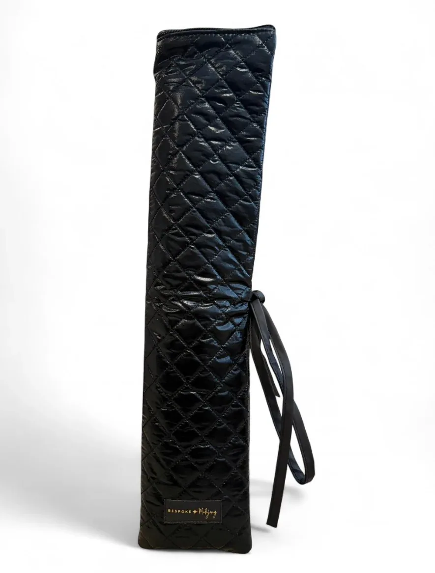 The Quilted Rack Bag - Electric Black