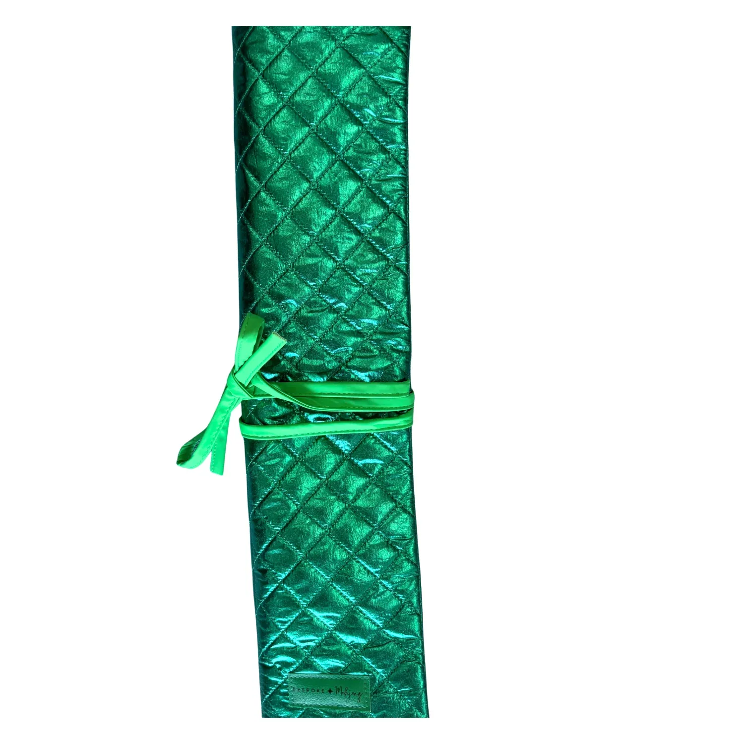 The Quilted Rack Bag - Emerald Metallic