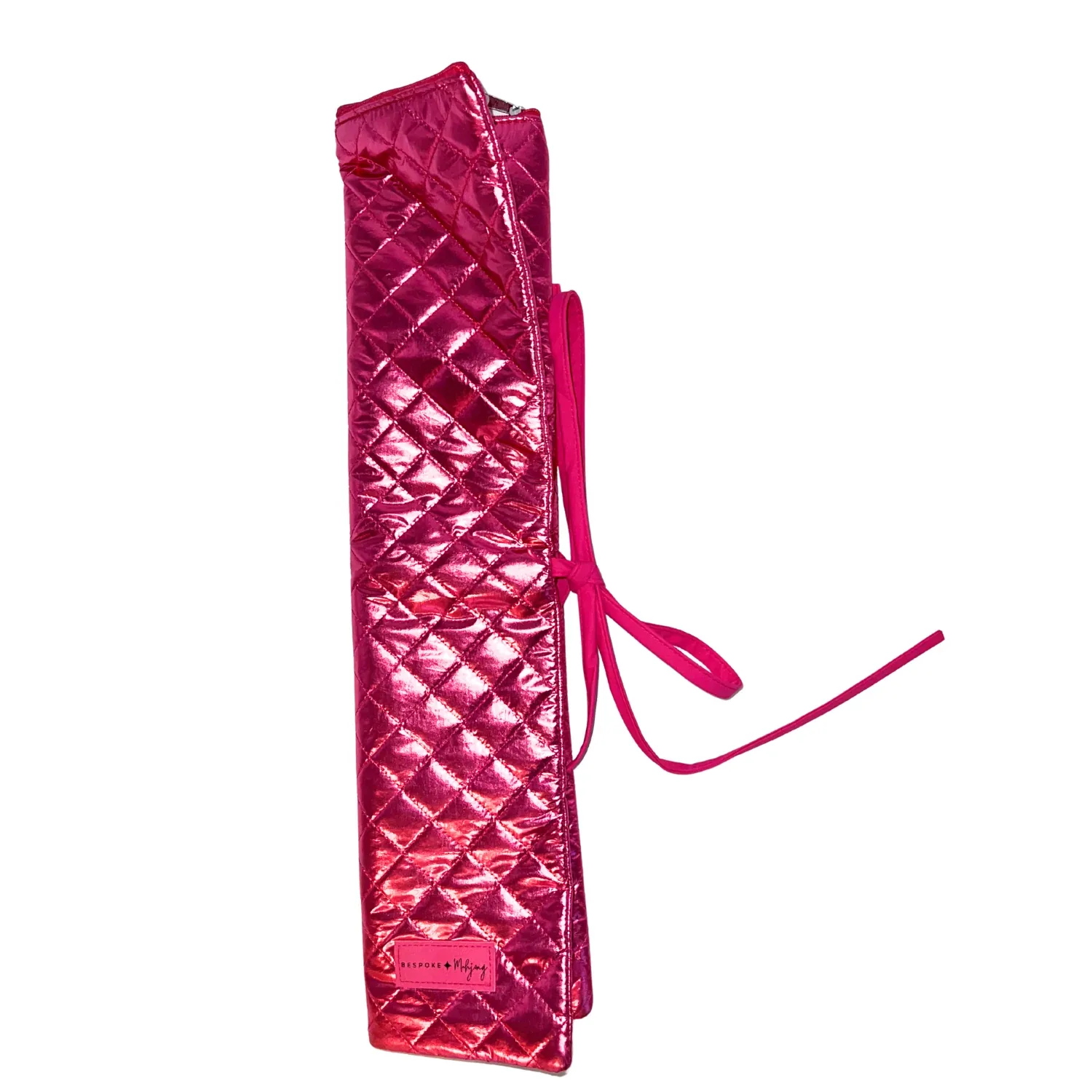The Quilted Rack Bag - Pink Metallic