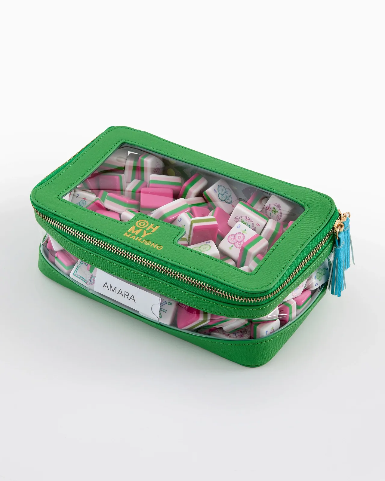Green Tile Storage Bag