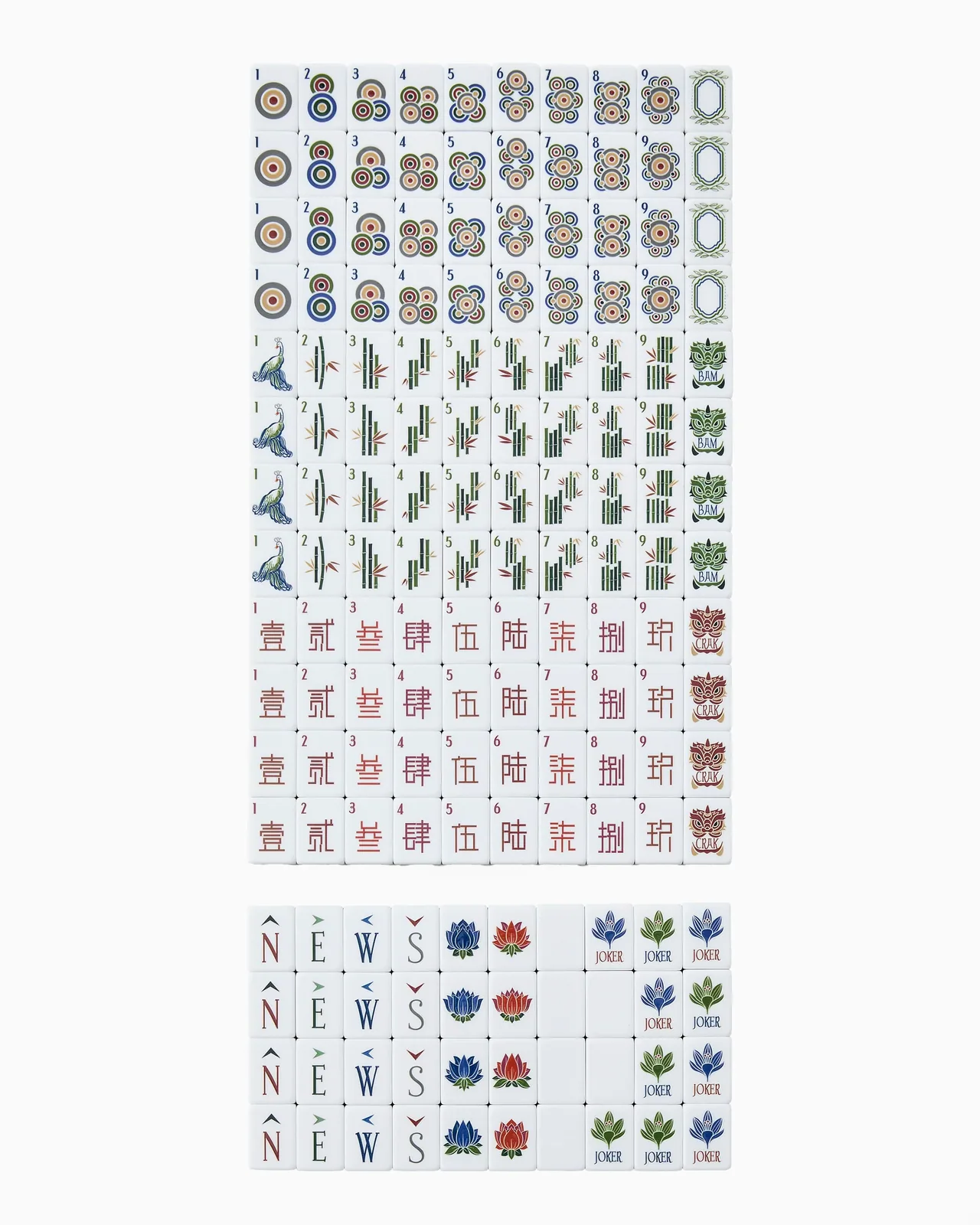 Heritage Mahjong Tiles
