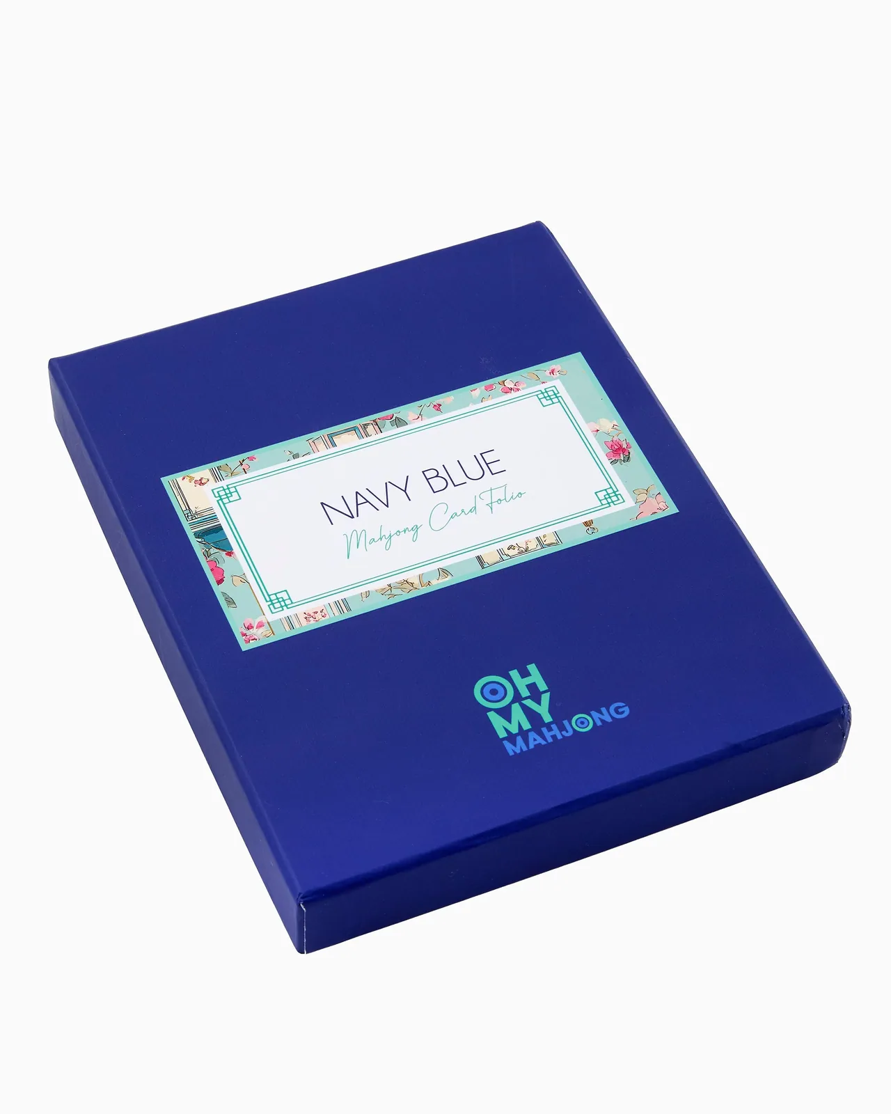 Navy Blue Mahjong Card Folio