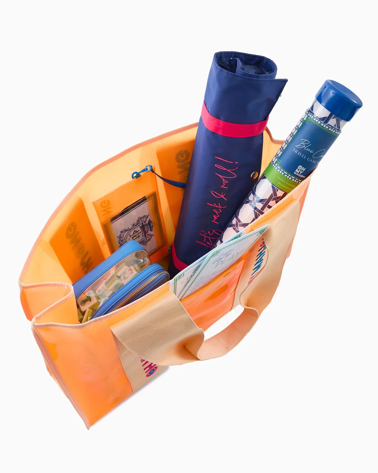 Orange Beach Bag
