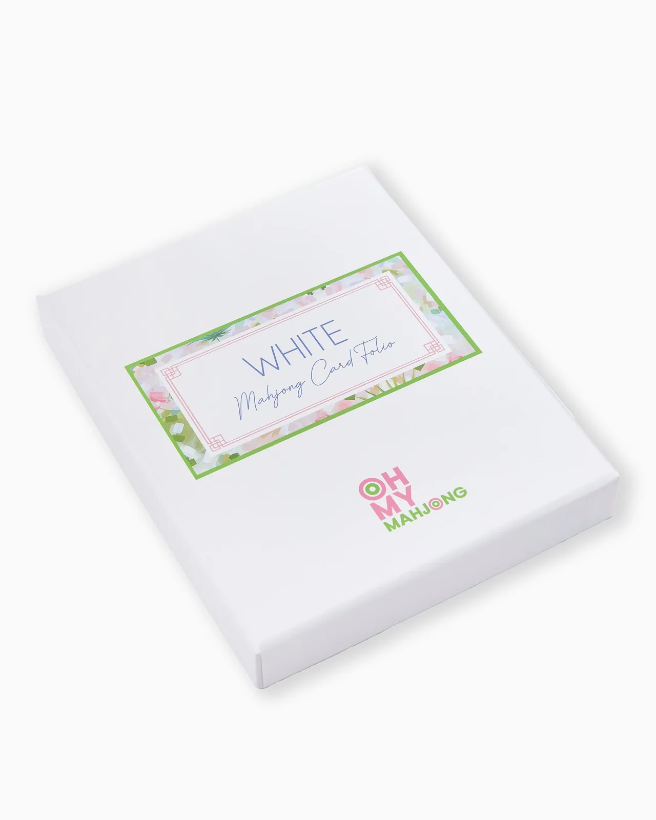 White Mahjong Card Folio