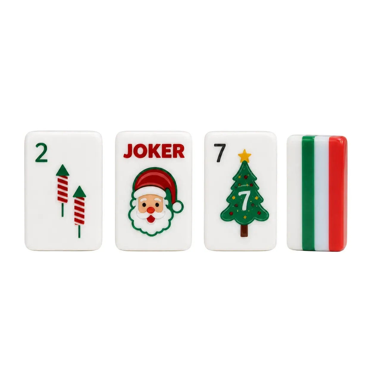 Christmas American Mahjong Tiles Set