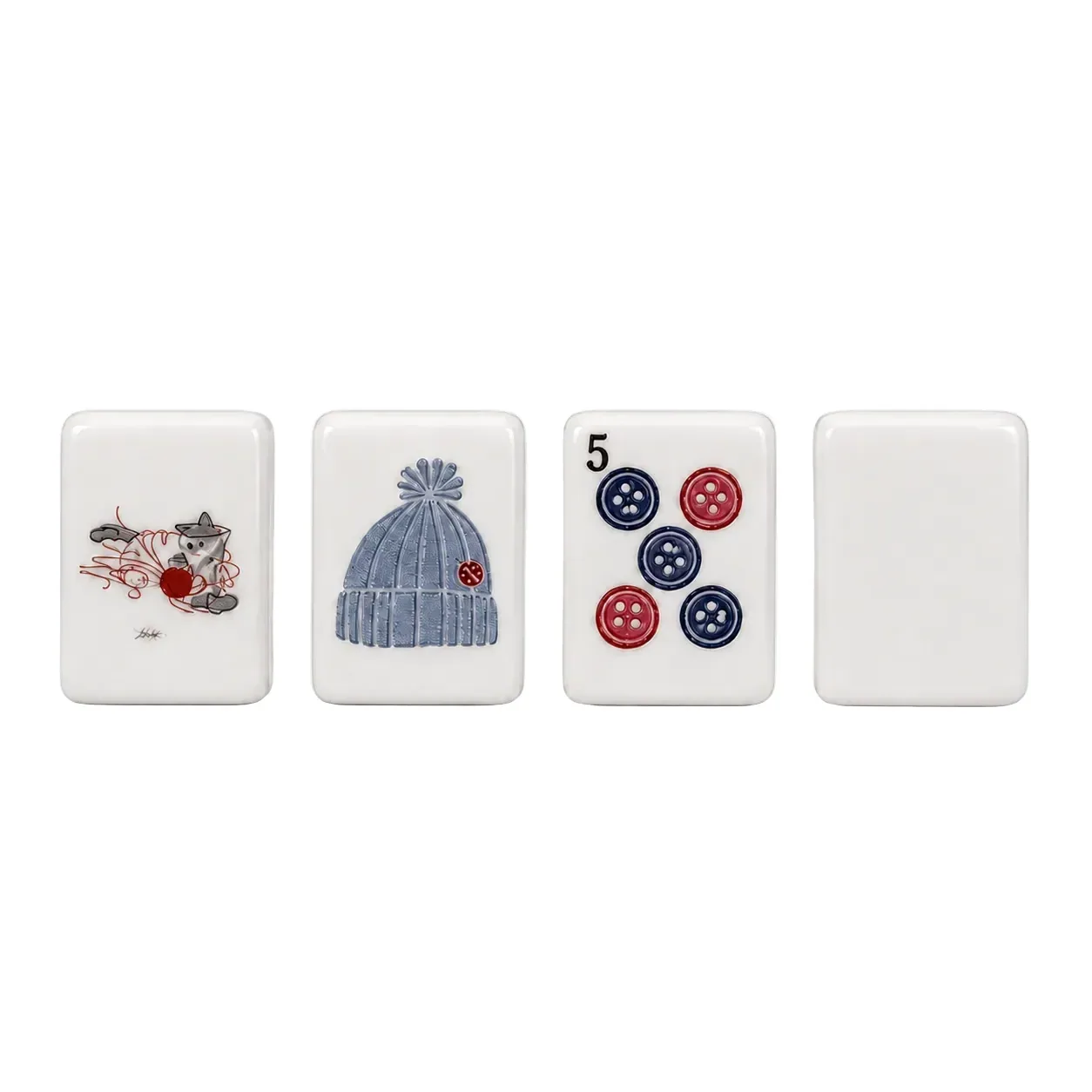 Cozy Knits Mahjong Tile Set
