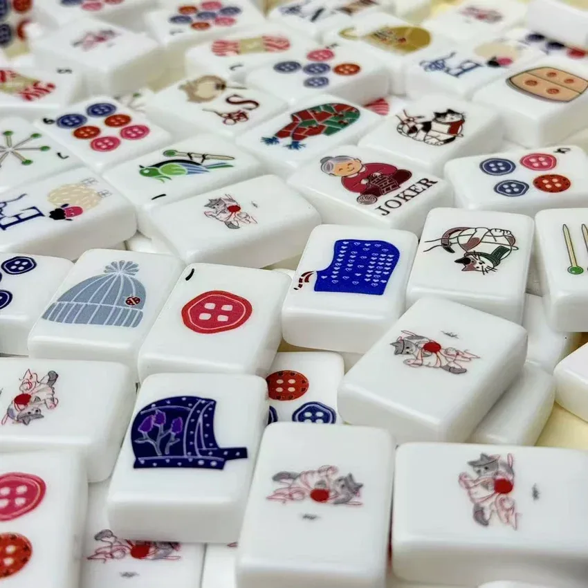 Cozy Knits Mahjong Tile Set