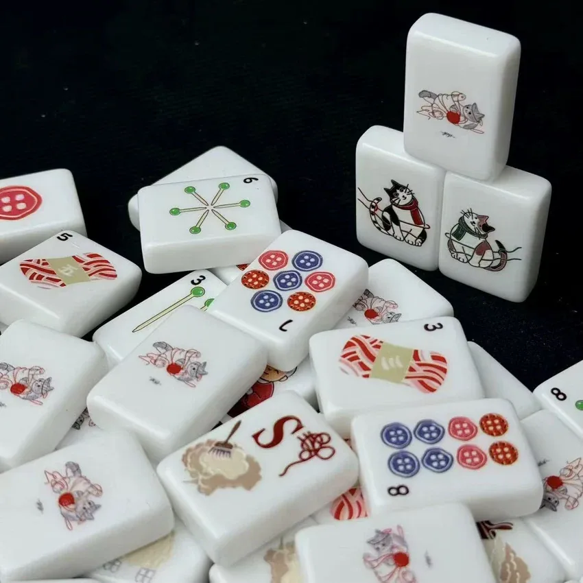 Cozy Knits Mahjong Tile Set