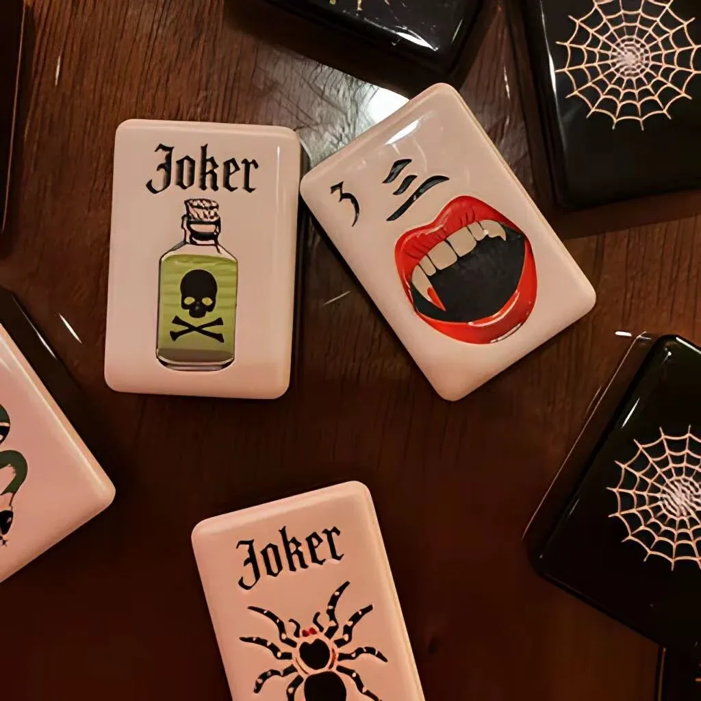 Halloween American Mahjong Tiles Set