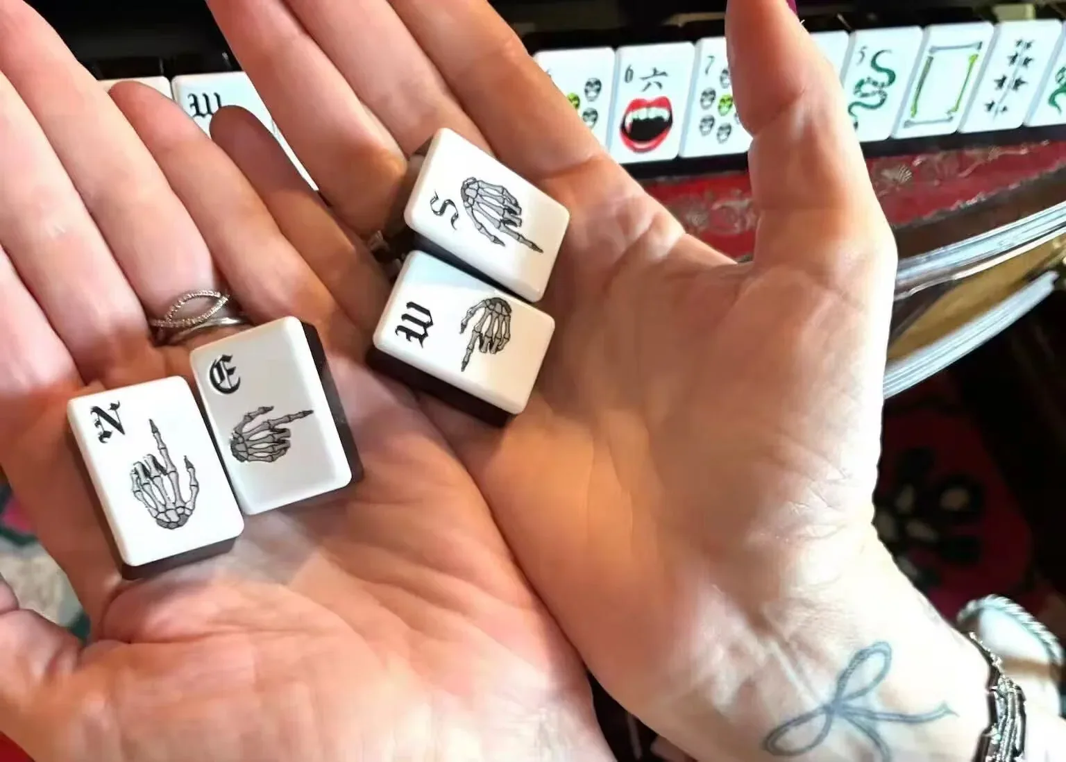 Halloween American Mahjong Tiles Set