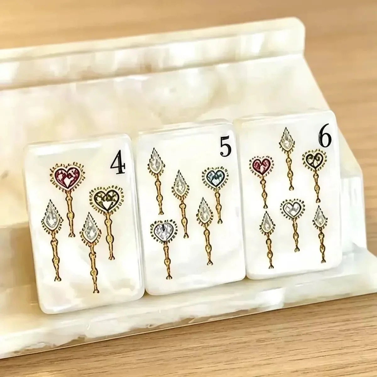 Pearl Jewel American Mahjong Tile Set