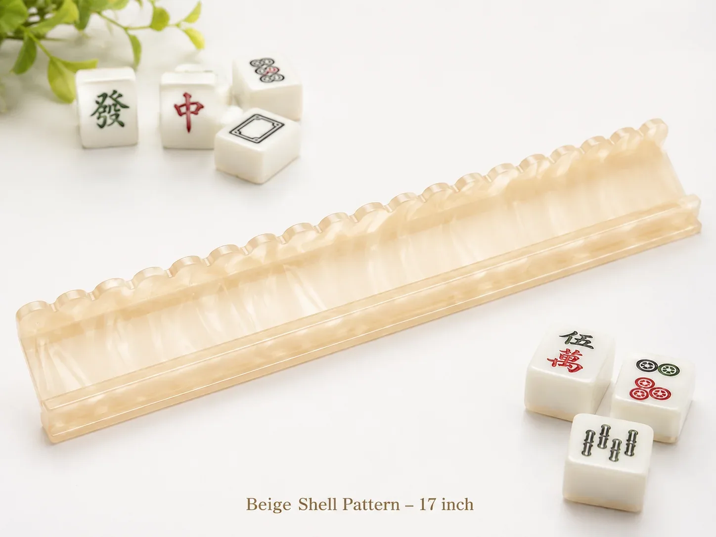 Set of 4 Acrylic American Mahjong Tile Rack – 17.5” / 20”