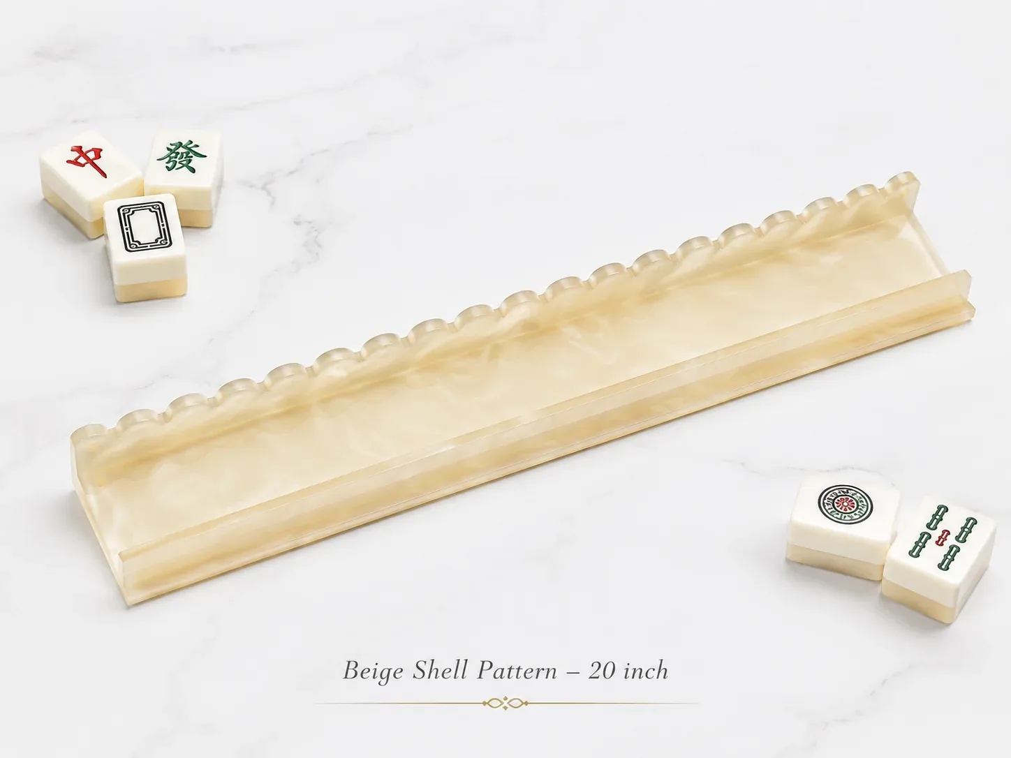 Set of 4 Acrylic American Mahjong Tile Rack – 17.5” / 20”