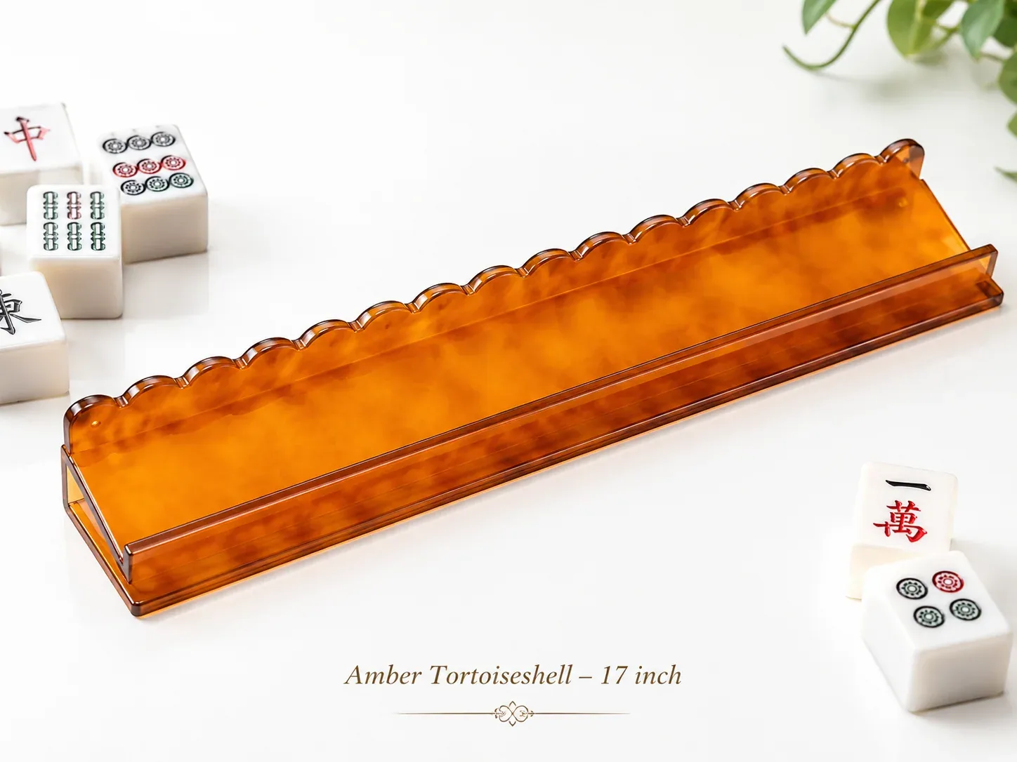 Single Acrylic American Mahjong Tile Rack – 17.5” / 20”