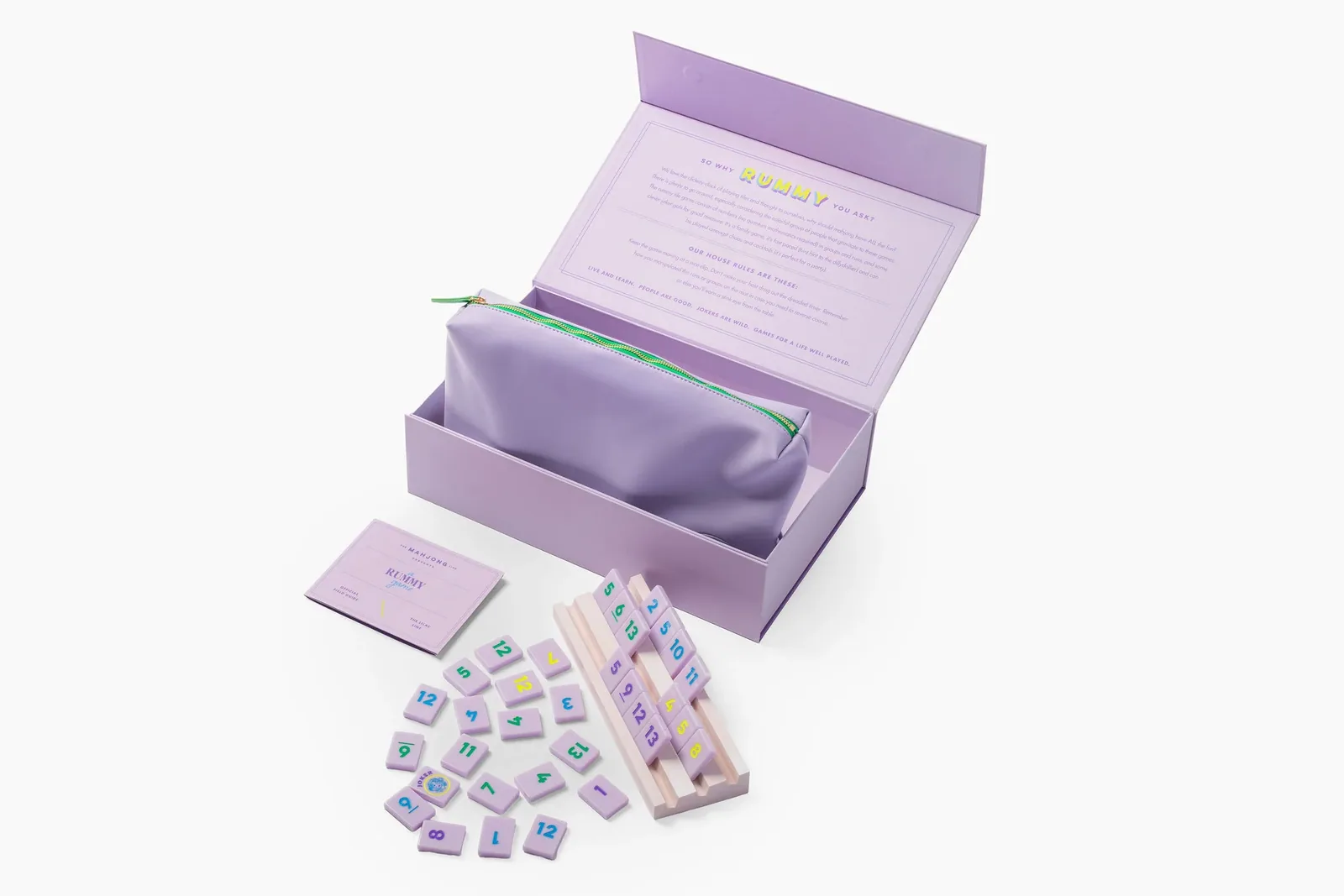 Rummy Tile Set: Lilac