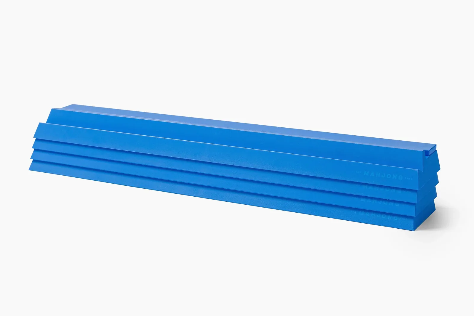 Stackable Plastic Mahjong Rack and Pusher: Set of 4 with drawstring bag