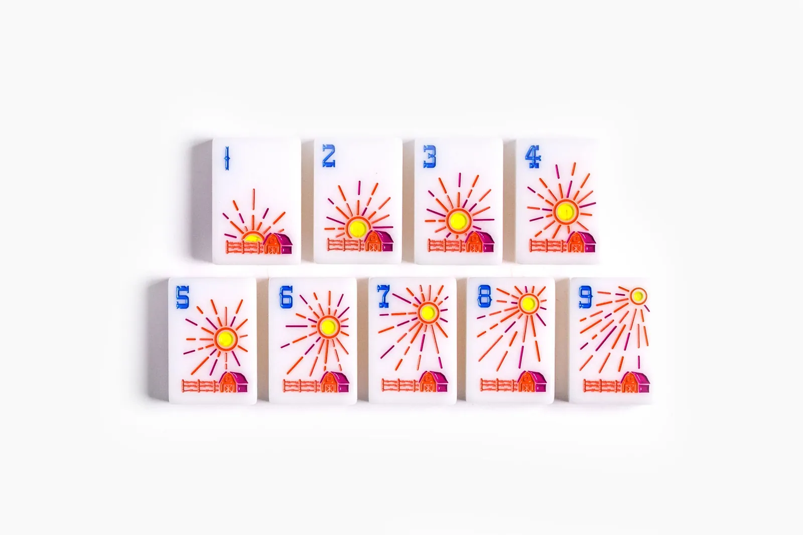 The Ranch Line: Flat Top Mahjong Tiles