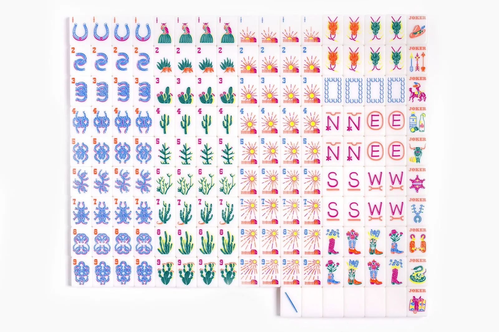 The Ranch Line: Flat Top Mahjong Tiles
