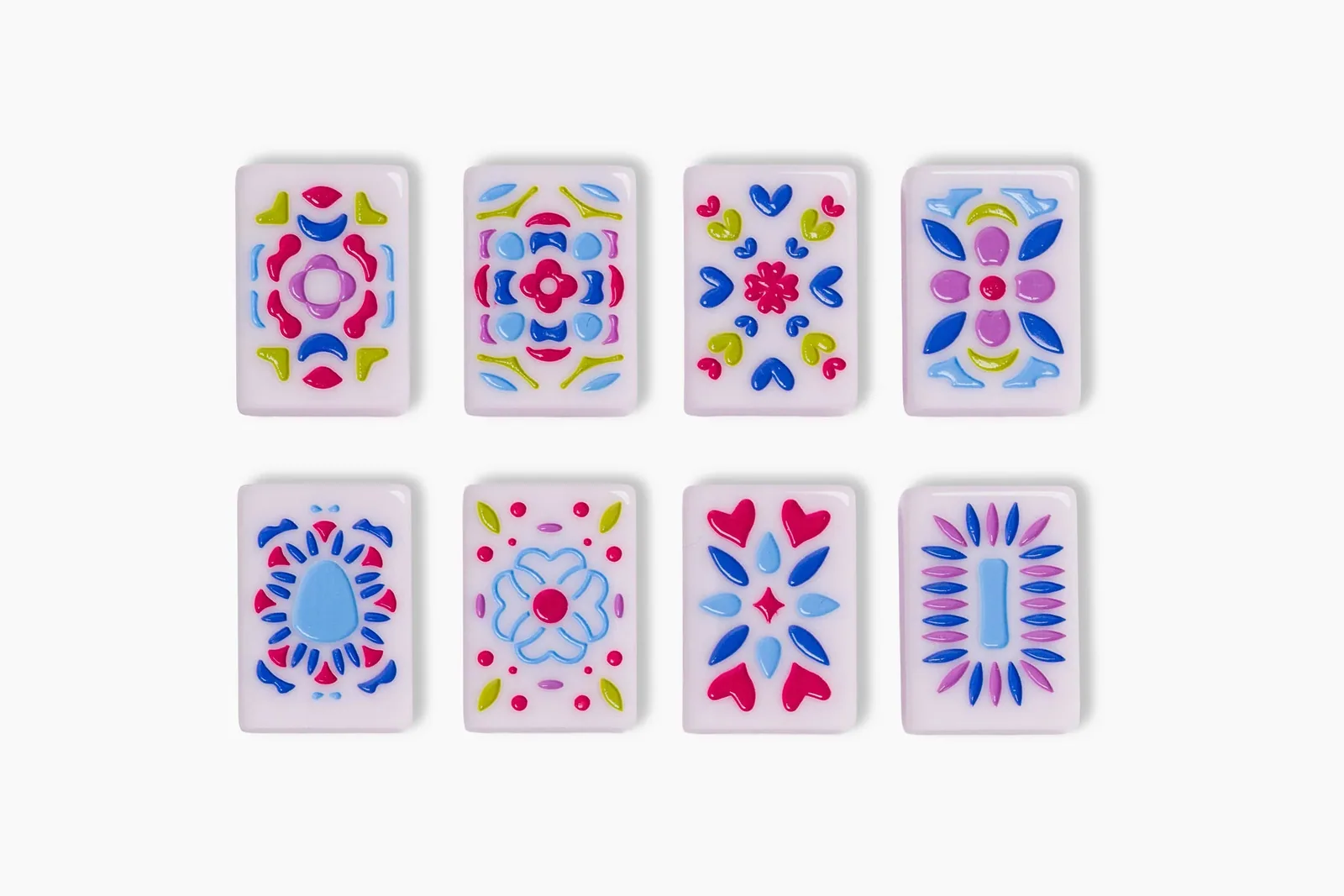 Travel Mahjong Set: Paris Pink